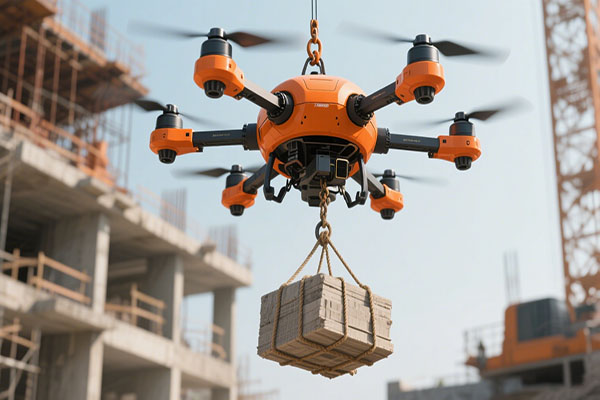 在无人机吊运作业中，如何计算负载物的重心偏移对飞行稳定性的影响？